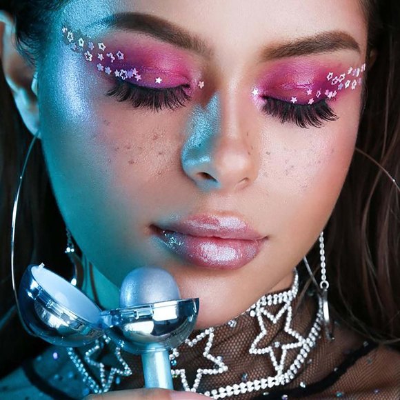 Glossy Pops - Cosmic Waves Blue Skies Fruit Punch Lip Gloss - Picture 1 of 3